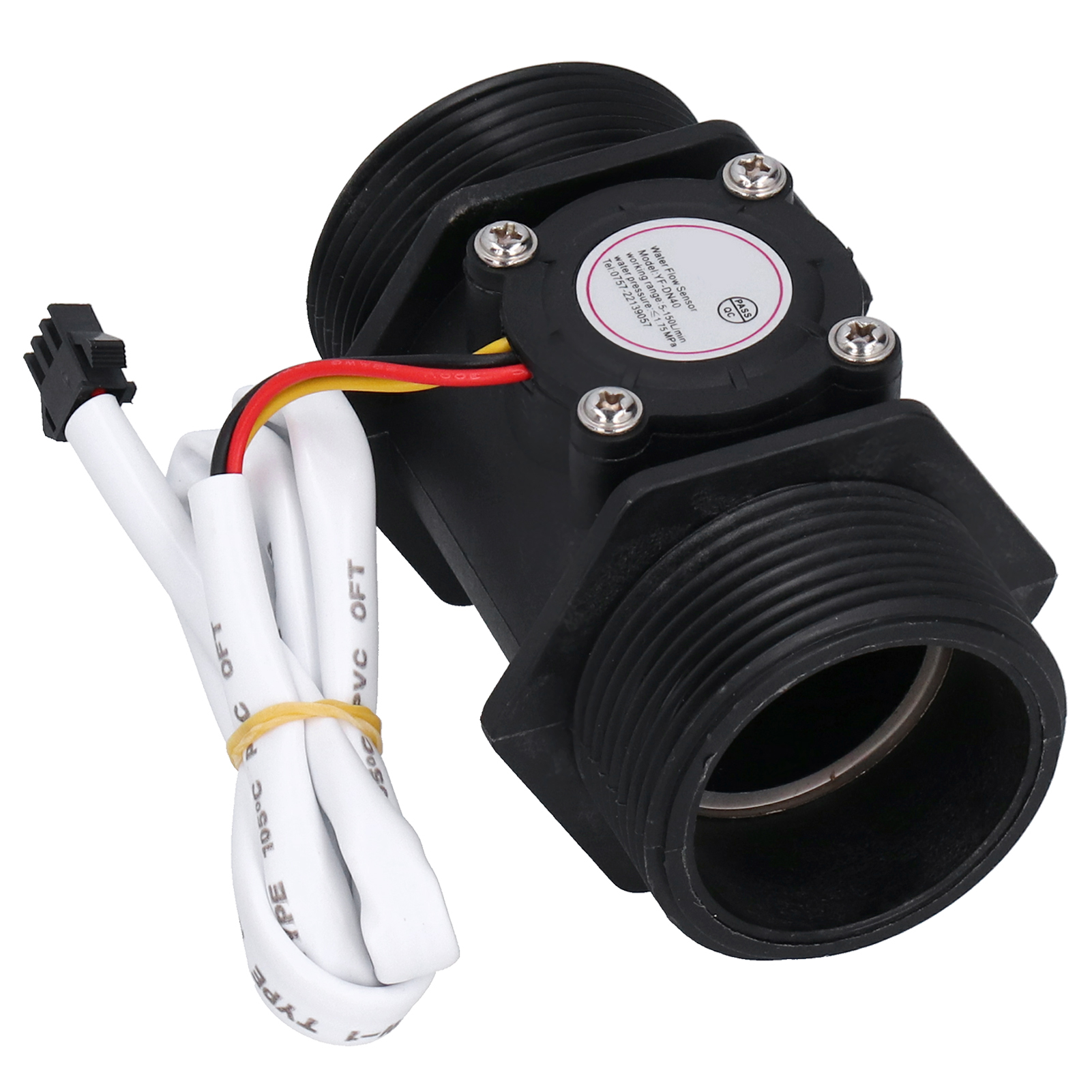 Wasserdurchflusssensor Für Schwimmhallen, Turbinen-durchflussmesser 47 Mm Yf-dn40, Dc 3,5–24 V