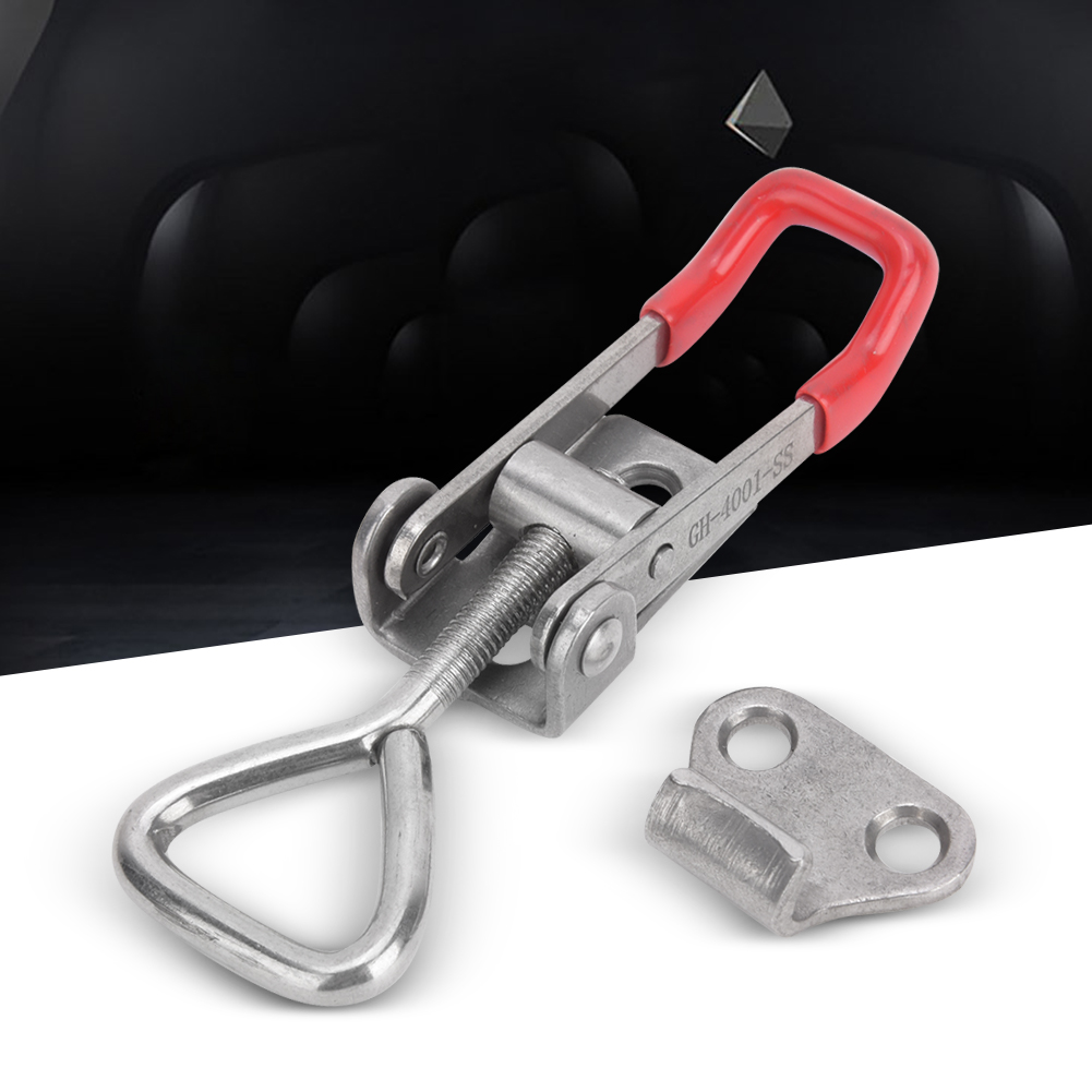 2 X Klemmclips Aus Edelstahl 304, Verstellbare Schnalle, Schnellverschlusswerkzeug