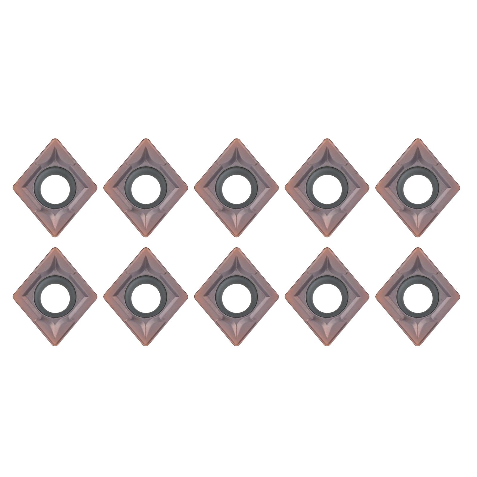 10 Cnc-dreheinsätze, Vollhartmetall-schneideinsätze Ccmt060204-6018