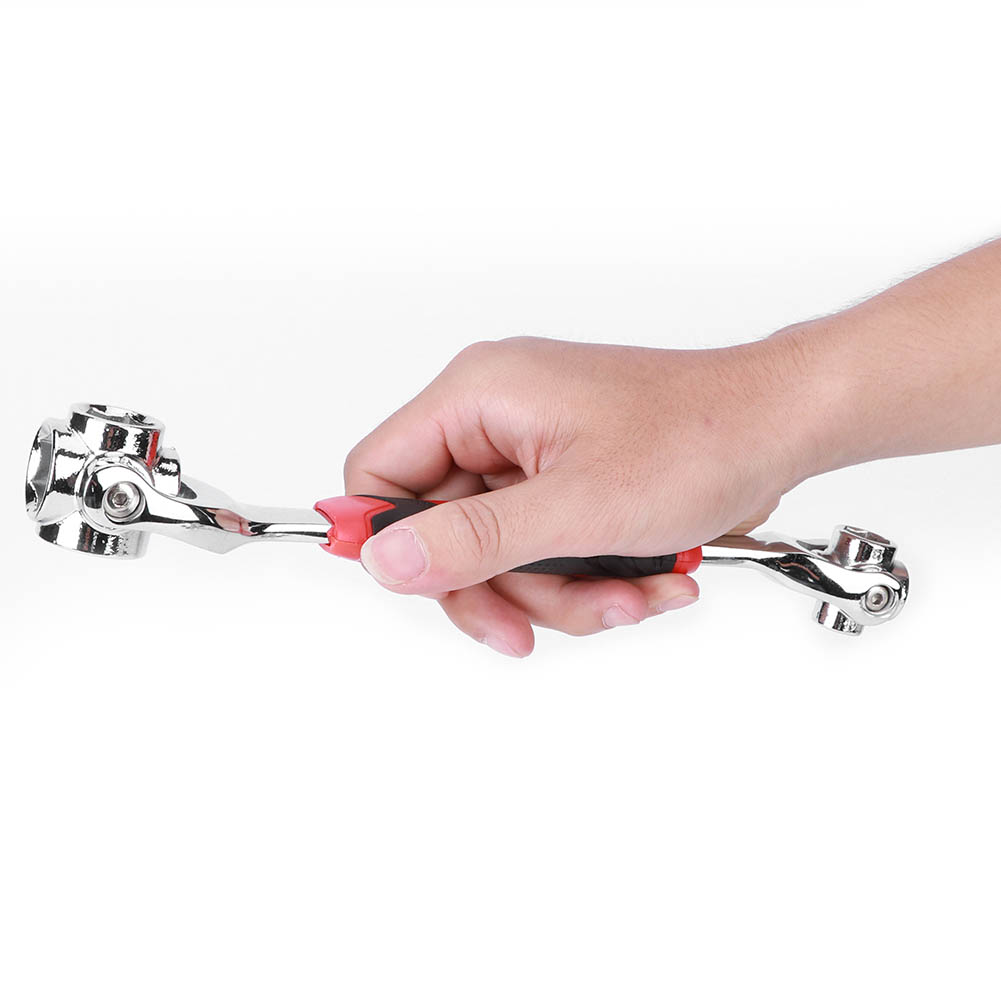 8-in-1 Steckschlüssel, Drehbar, Multifunktional, Magnetisch, Reparaturhandwerkzeug 821