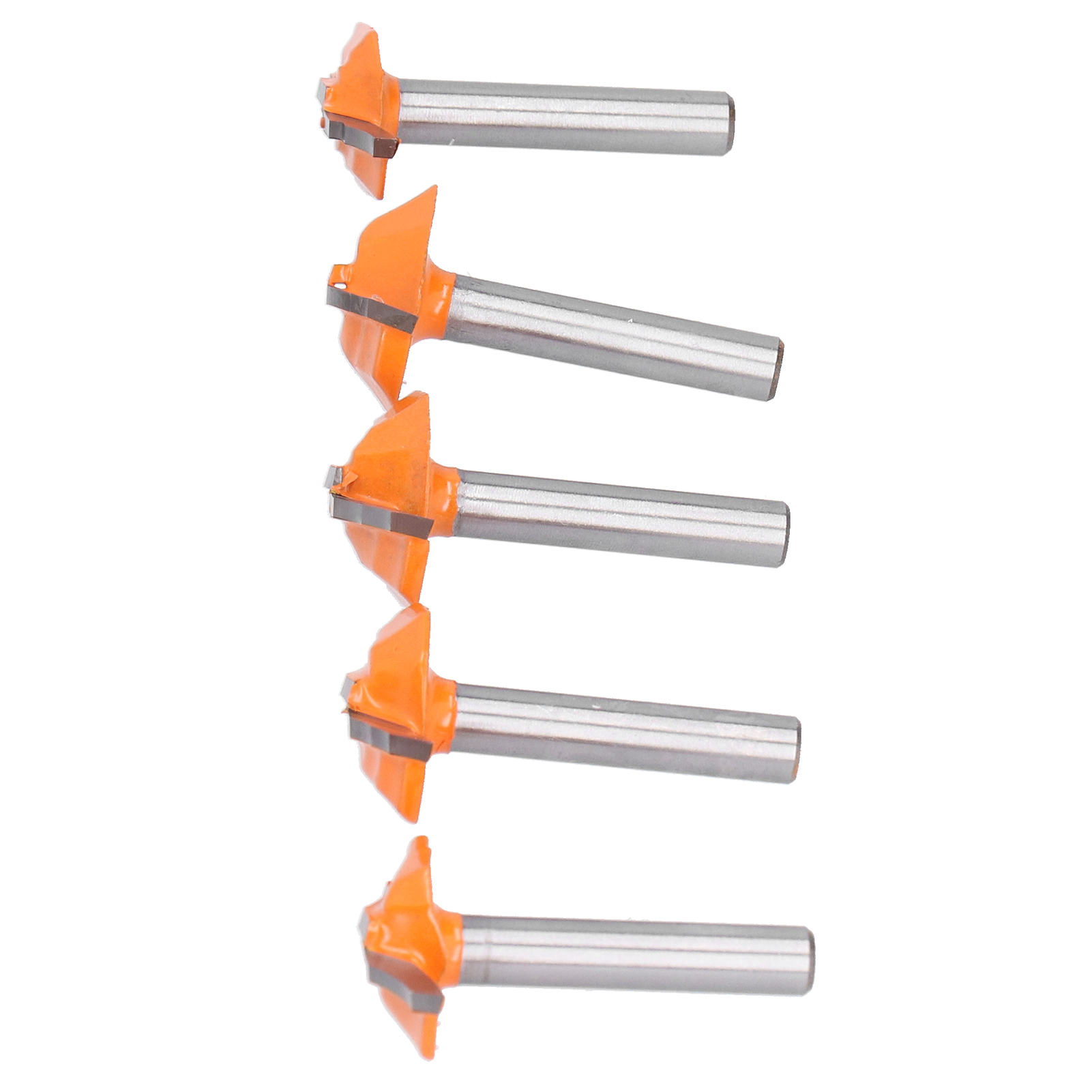 5 Stück 6-mm-schaftfräser, Gelb, Für Schranktüren, Schreinerwerkzeuge