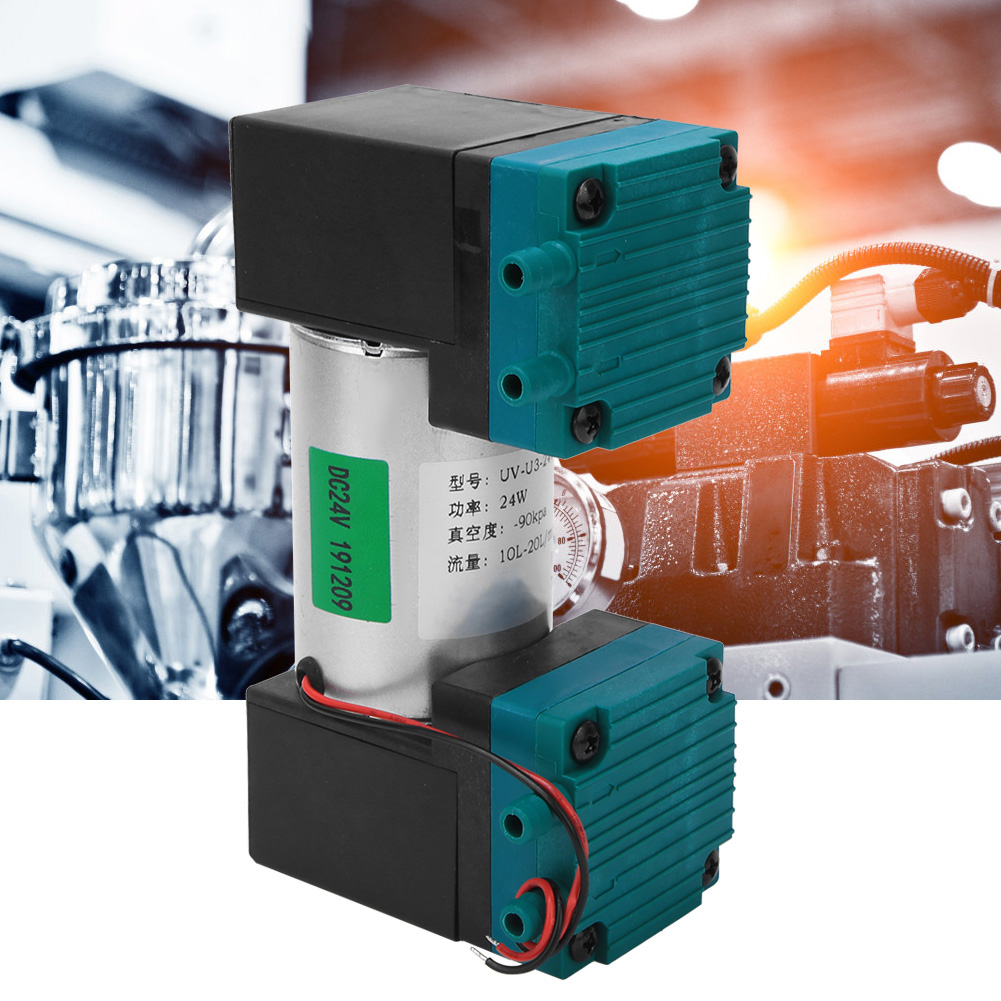 Hochleistungsfähige, Geräuscharme Miniatur-vakuumpumpe (-90–350 Kpa, 24 W, 10–20 L/min, Dc 12 V/dc 24 V/ac 220 V/dc 24 V)