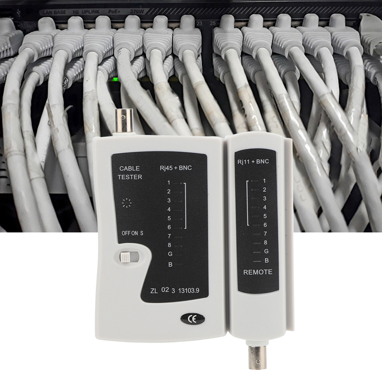 Yg468b Professioneller Rj45+bnc-kabeltester – Schnelles Und Präzises Testen Von Netzwerk- Und Telefonkabeln