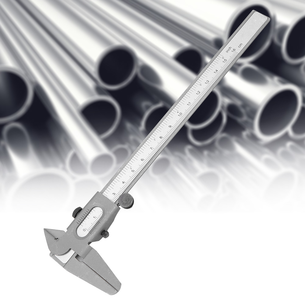 Hochpräziser Metallmessschieber, Handmesswerkzeug, Mikrometerlineal (6 Zoll)