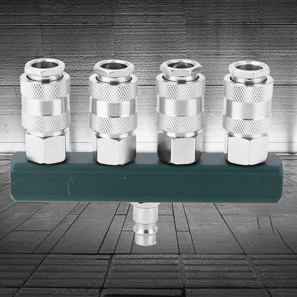 4-wege-schnellkupplung, 1/4-zoll-npt-gewinde, Hochwertiger Luftschlauchanschluss, Pneumatische Armaturen