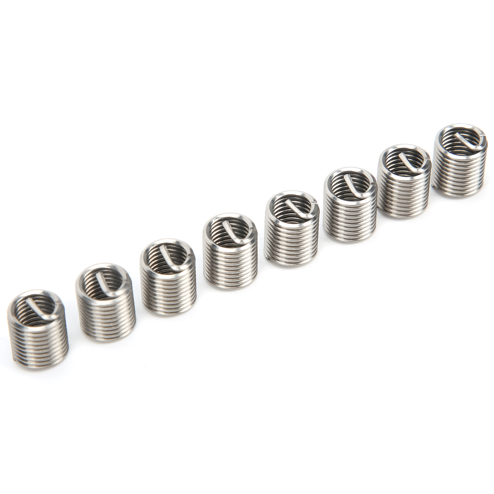 50 Gewindeeinsätze, Reparaturwerkzeug Für Reduziermuttern, Edelstahl, M8x1,25x2d