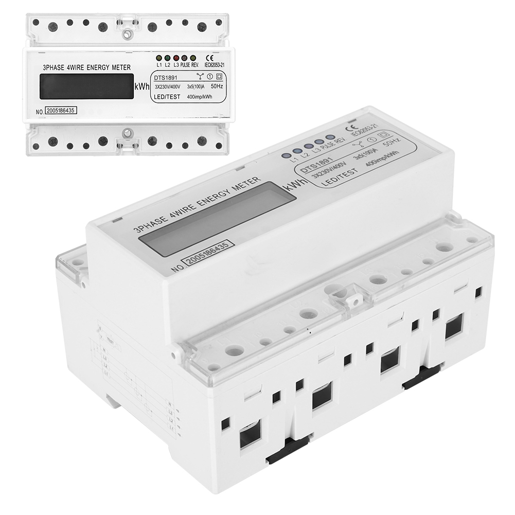 Dreiphasen-, Vierleiter-, 7-poliges Lcd-display, Klein, Tragbar, Leicht, Digital, Integrierte Schaltkreise, Präzisionsmessgerät