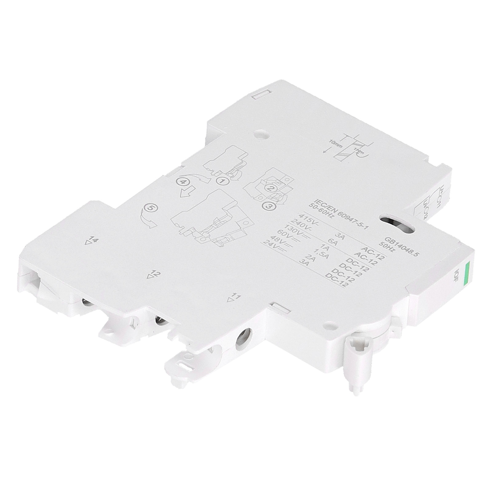 Hilfskontakt Für Schalter 1nc+1nc Passend Für Ic65 Ac240v Ac415v/dc130v/dc60v/dc48v/dc24v
