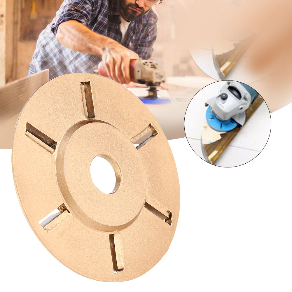 6t Gold Holzschnitzscheibe, Gravierscheibe, Holzbearbeitungsscheibe Für Winkelschleifer