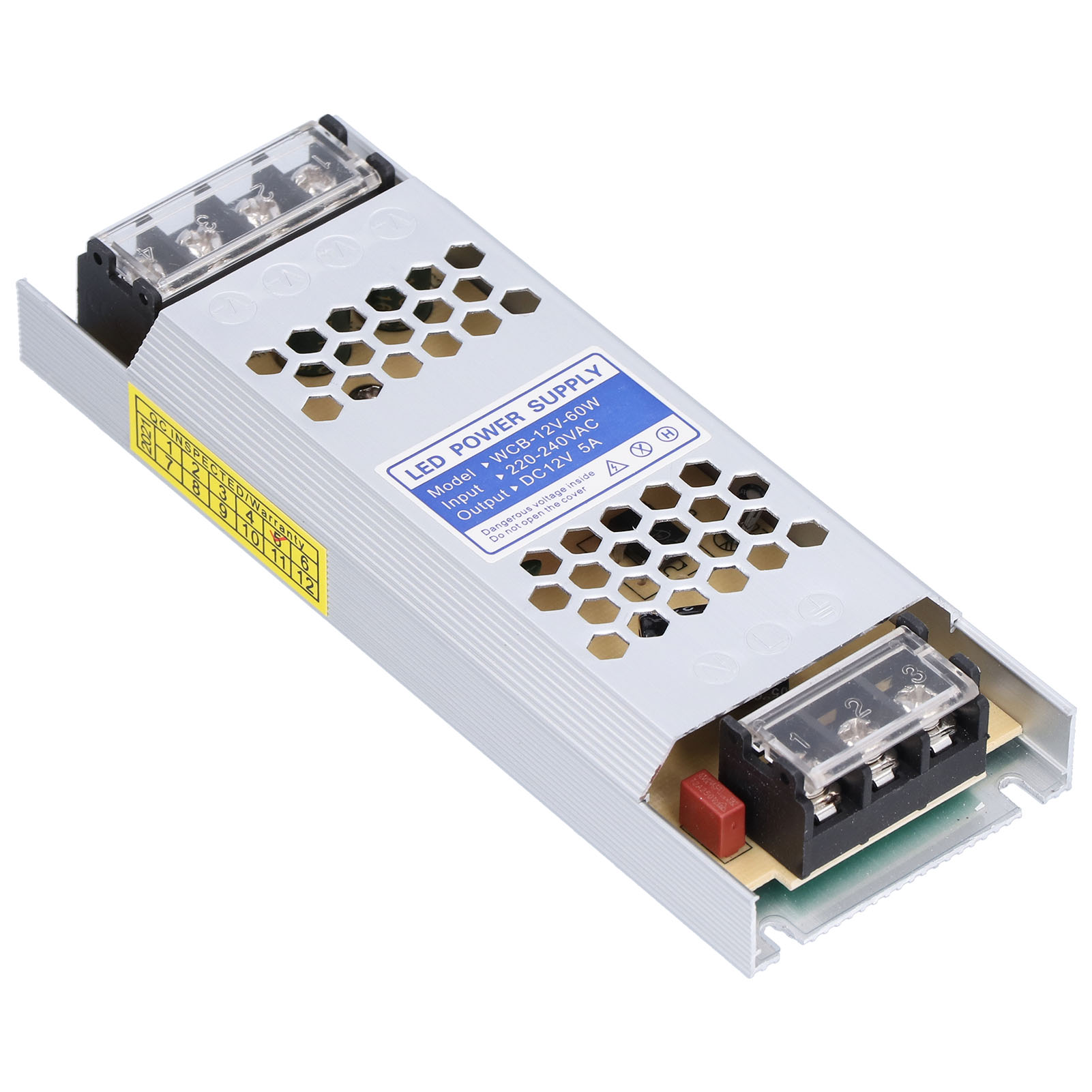 Led-netzteil, Schalttransformator, Ultradünner, Langer Streifen, Werbeleuchte (wcb-12v-60w)