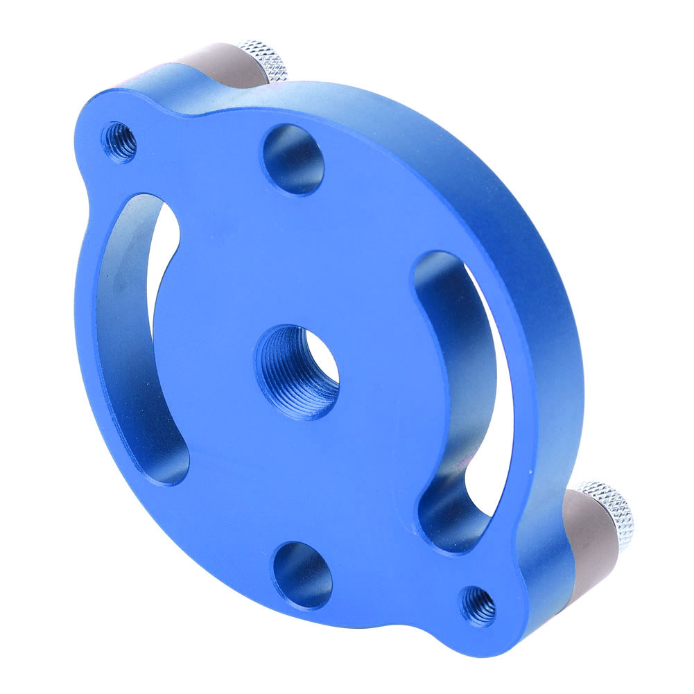 Holzplattenstanze, Aluminiumlegierung, Zentrierlehre, Holzbearbeitungswerkzeug X600-1-blau