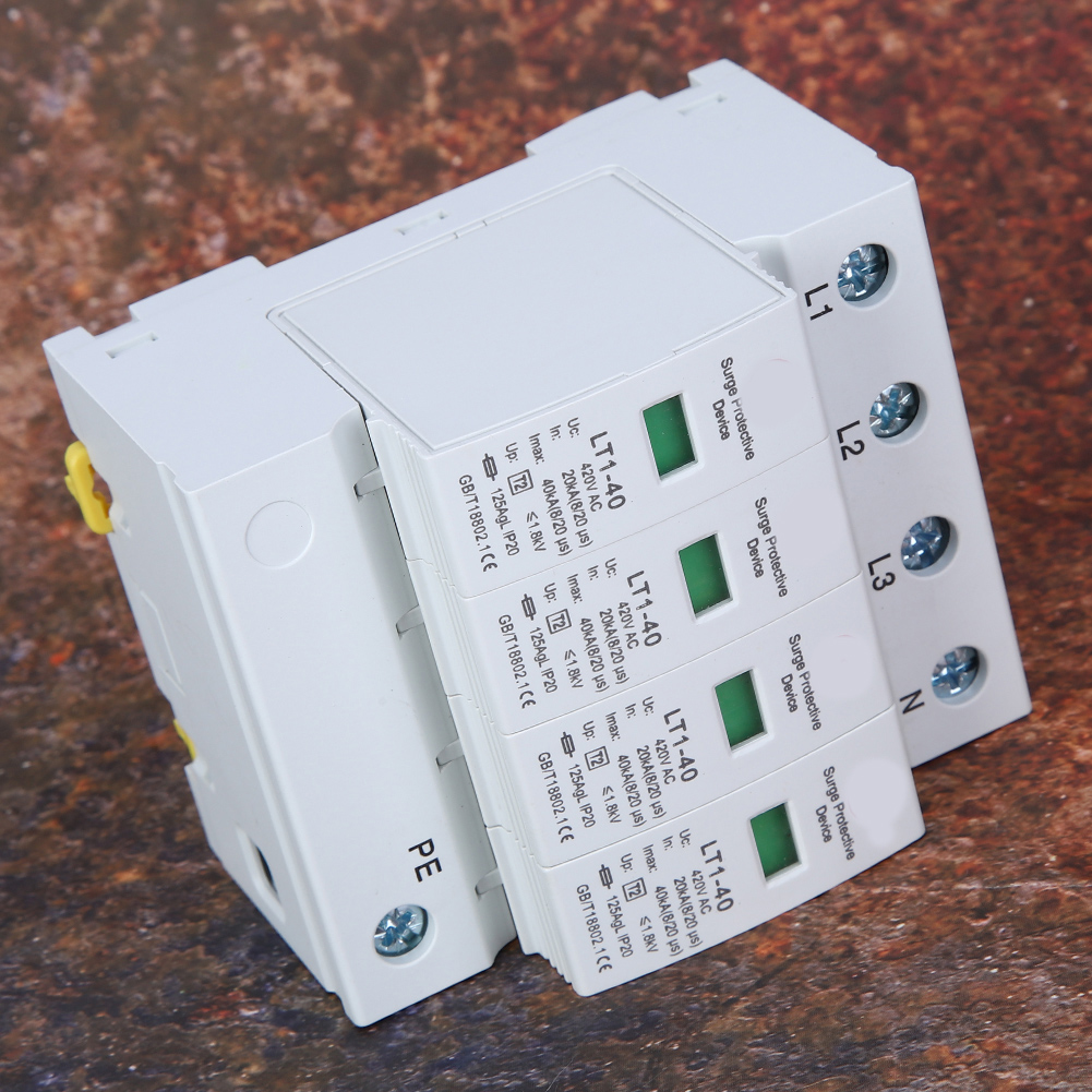 White Arc 4p Lt140 40ka Antithunder Modulares Überspannungsschutzgerät