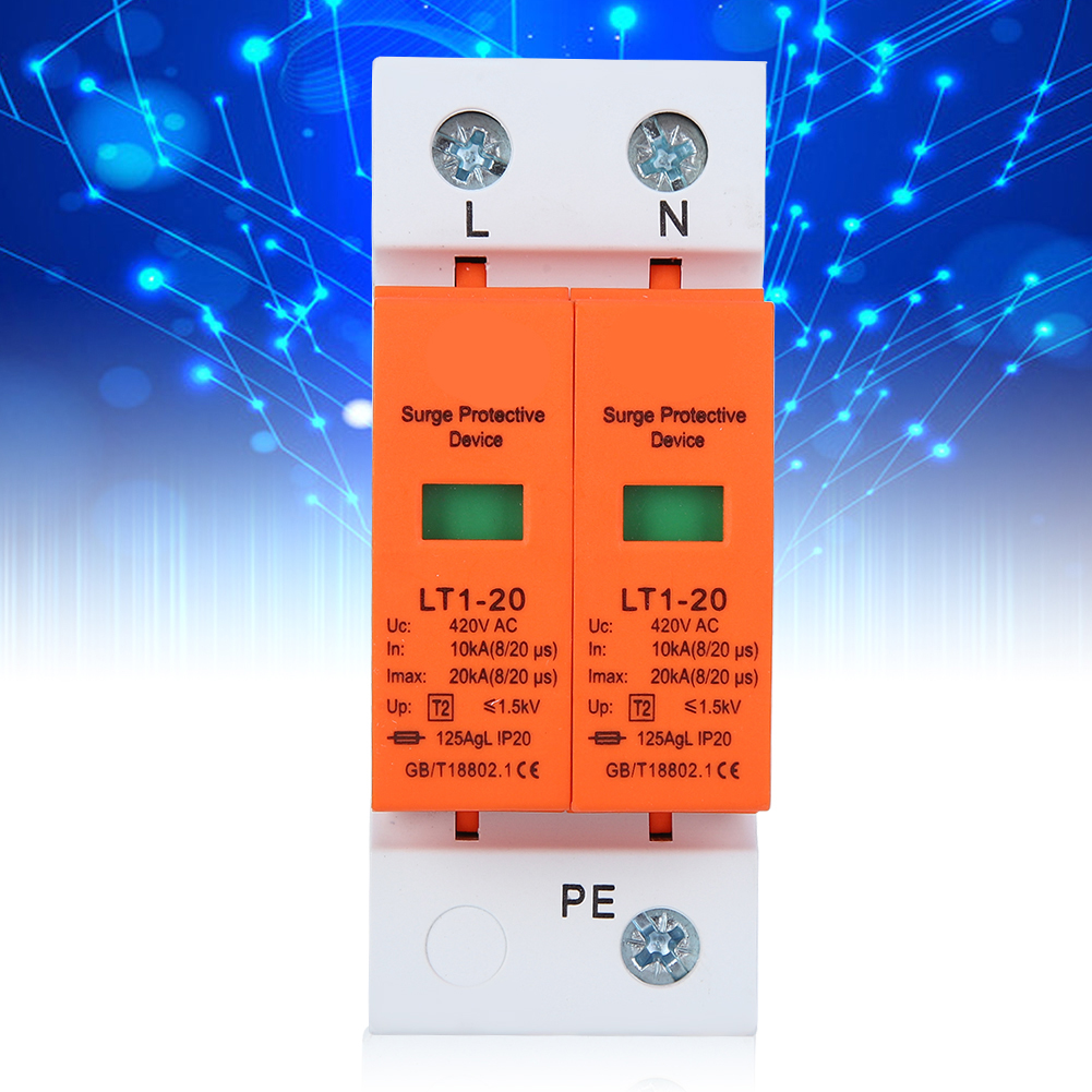 Orange Arc 2p Lt120 20ka Antithunder Modulares Überspannungsschutzgerät