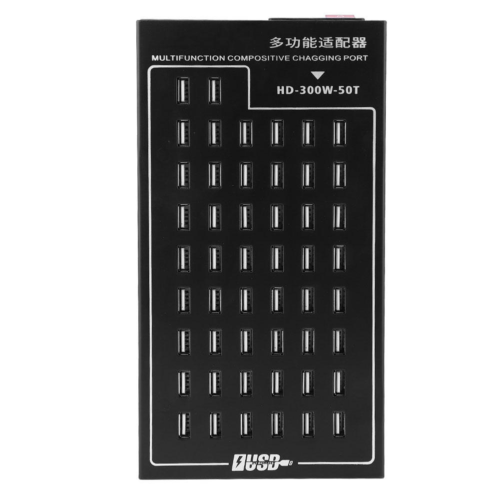 Intelligente Multi-usb-ladestation Hd-300w-50t, 50 Usb-anschlüsse, 220 V, Eu-stecker