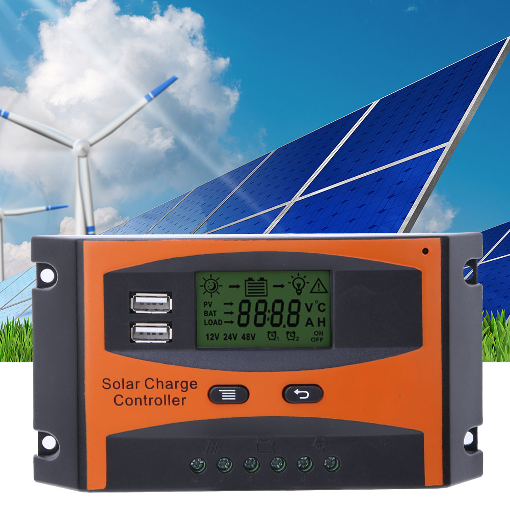 Pwm-solarladeregler Mit Automatischer Erkennung, Solarmodulregler 12/24 V, 20 A