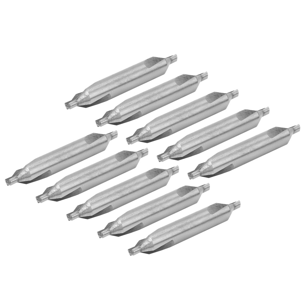 10-teiliges Zentrierbohrer-set Aus Hss 4341 Stahl Mit Geradem Schaft, 2,5 Mm