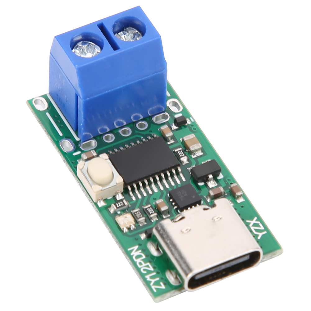 Zy12pdn Netzteilmodul Mit Usb-c Pd 2.0/3.0 Schnelllade-triggerdetektor Und Schraubanschluss