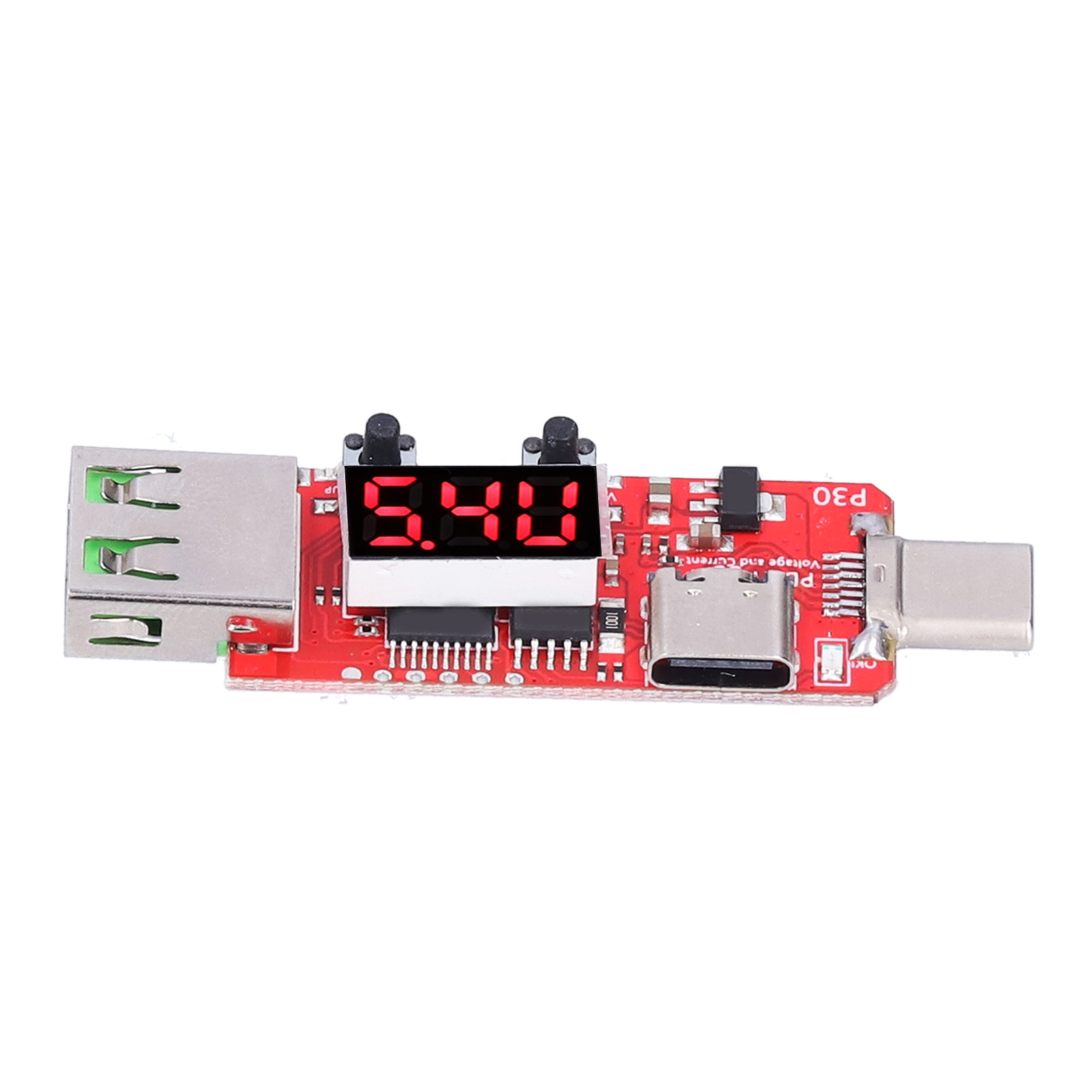 Schnelllade-triggerplatine 2.0 3.0 Automatische Spannungs- Und Stromprüfung Pd-triggerplatine Mit Voltmeter Und Amperemeter