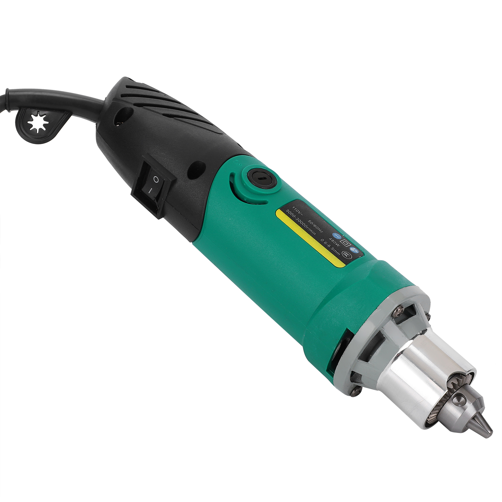 Ht2420 480w Elektrischer Schleifer-satz Zum Schneiden Von Jade, Metall Und Glas, 6,5 Mm Drehzahlverstellbarer Griff