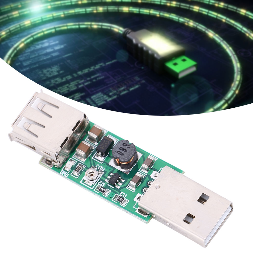 Usb-ausgangsmodul Mit Geregeltem Ausgang, 5v Dc Auf 6-15v Aufwärtswandlerplatine