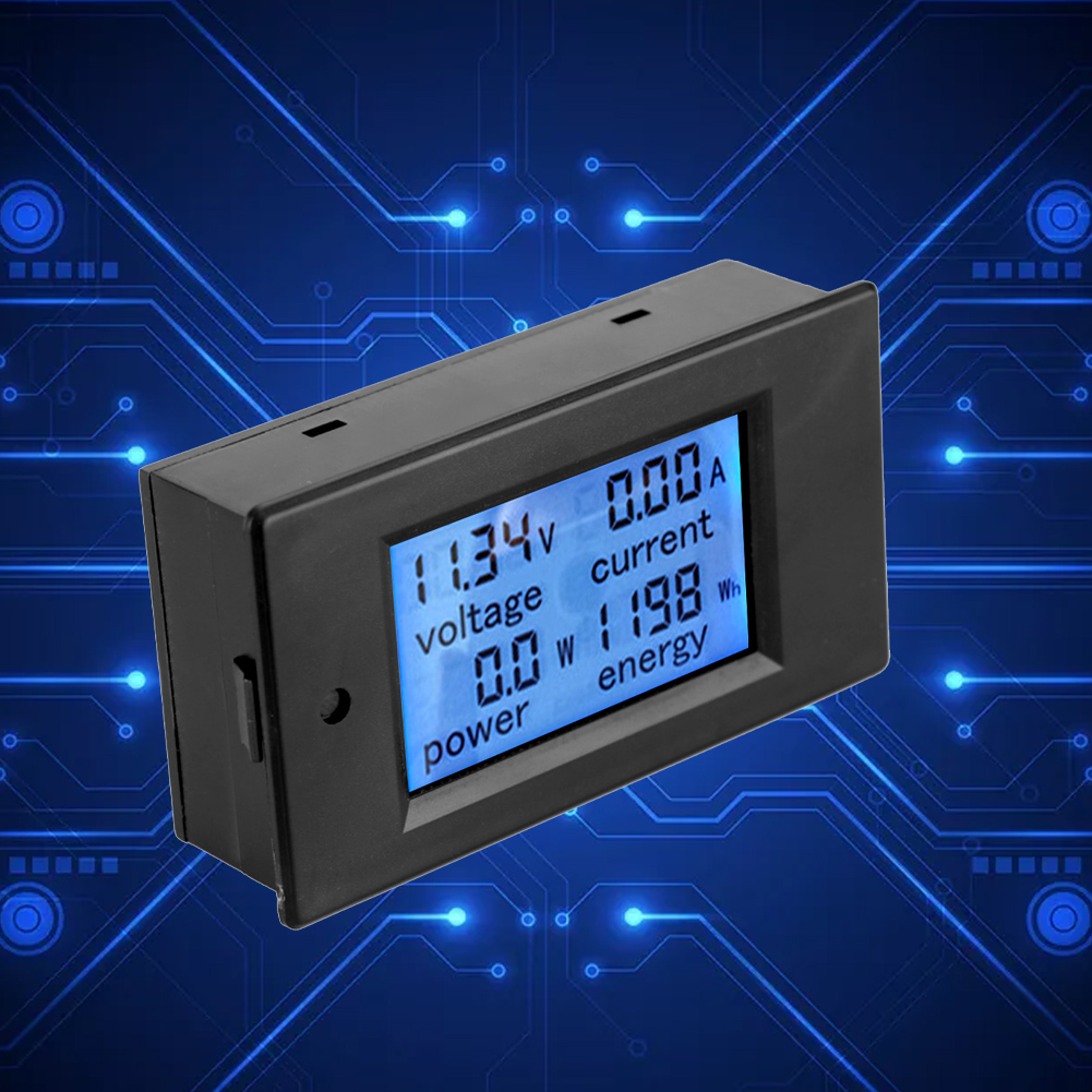 Tspzem 031 Dc-voltmeter-amperemeter-multifunktionsstrommesser Mit Lcd-digitalanzeige, Tester Und Detektor