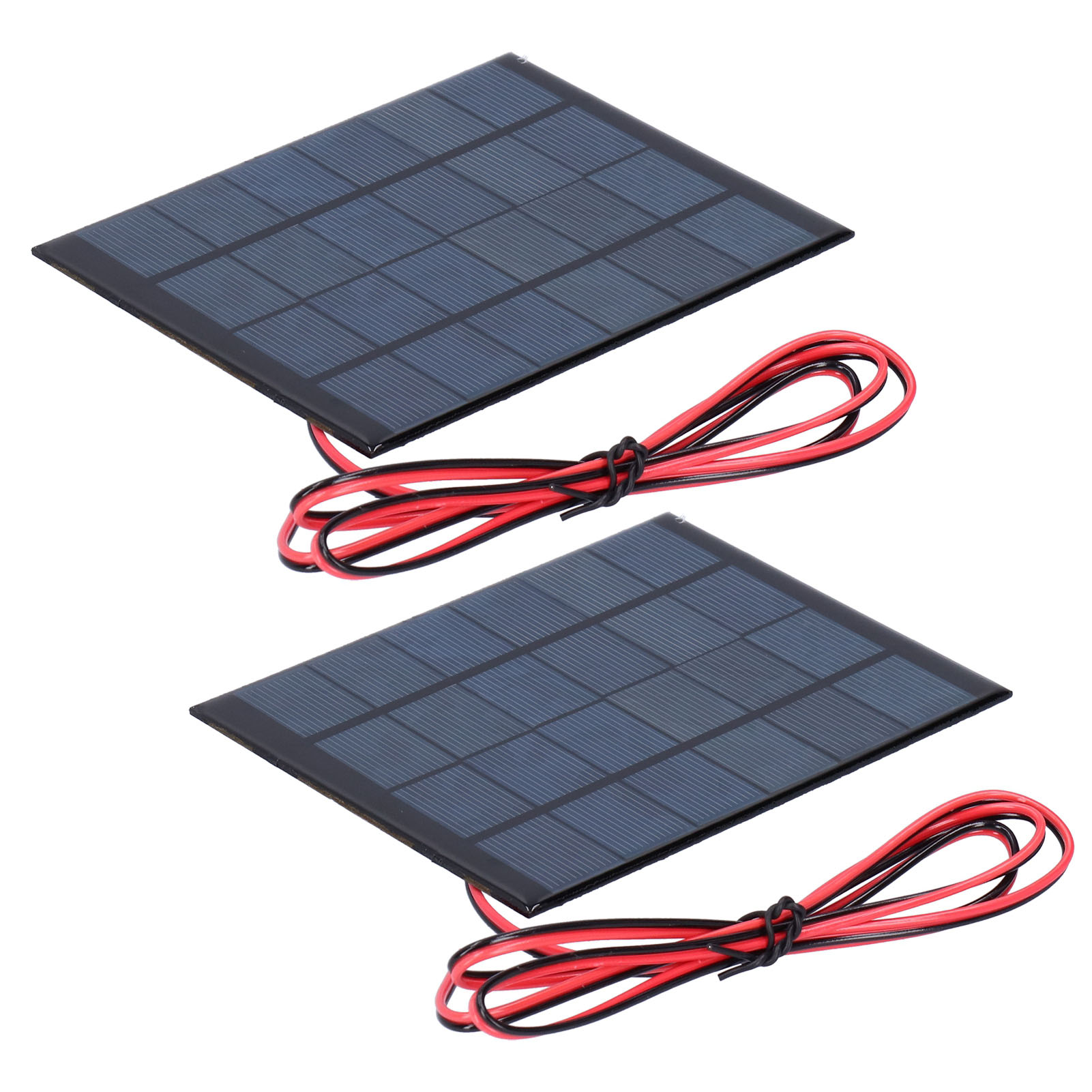 Mini-solarmodule Mit Epoxidharz-verbundplatte Und 100 Cm Kabel (elektronisches Zubehör, Dc 6 V, 2 W)