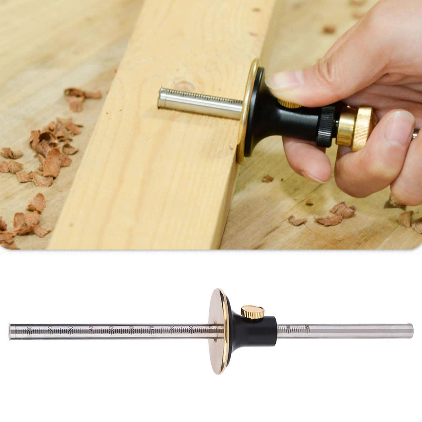 Europäischer Zimmermanns-markierungsmesser, Handmesswerkzeug Für Zimmererzubehör (einzelschaft)