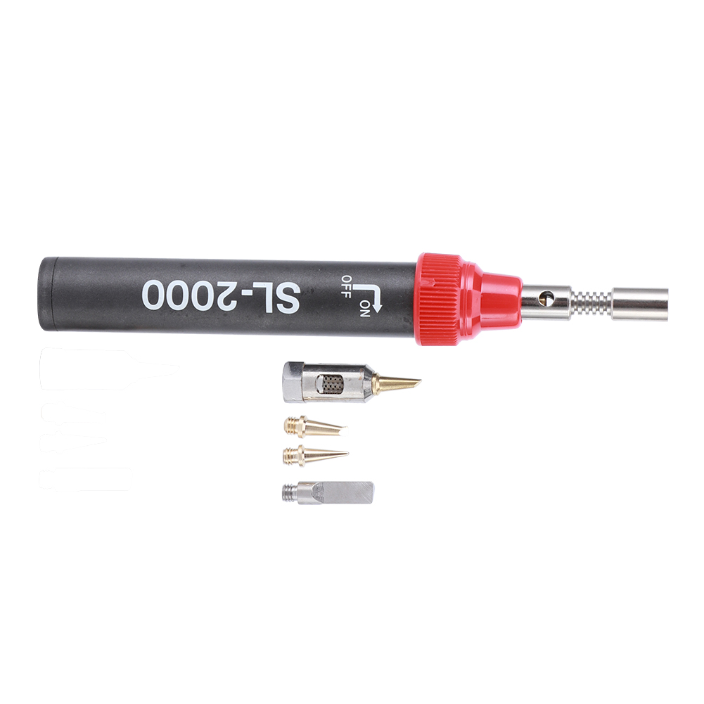5-in-1 Gaslötset, Reinbutan-lötkolben Mit Mehreren Spitzen, Sl-2000k, 11 Ml