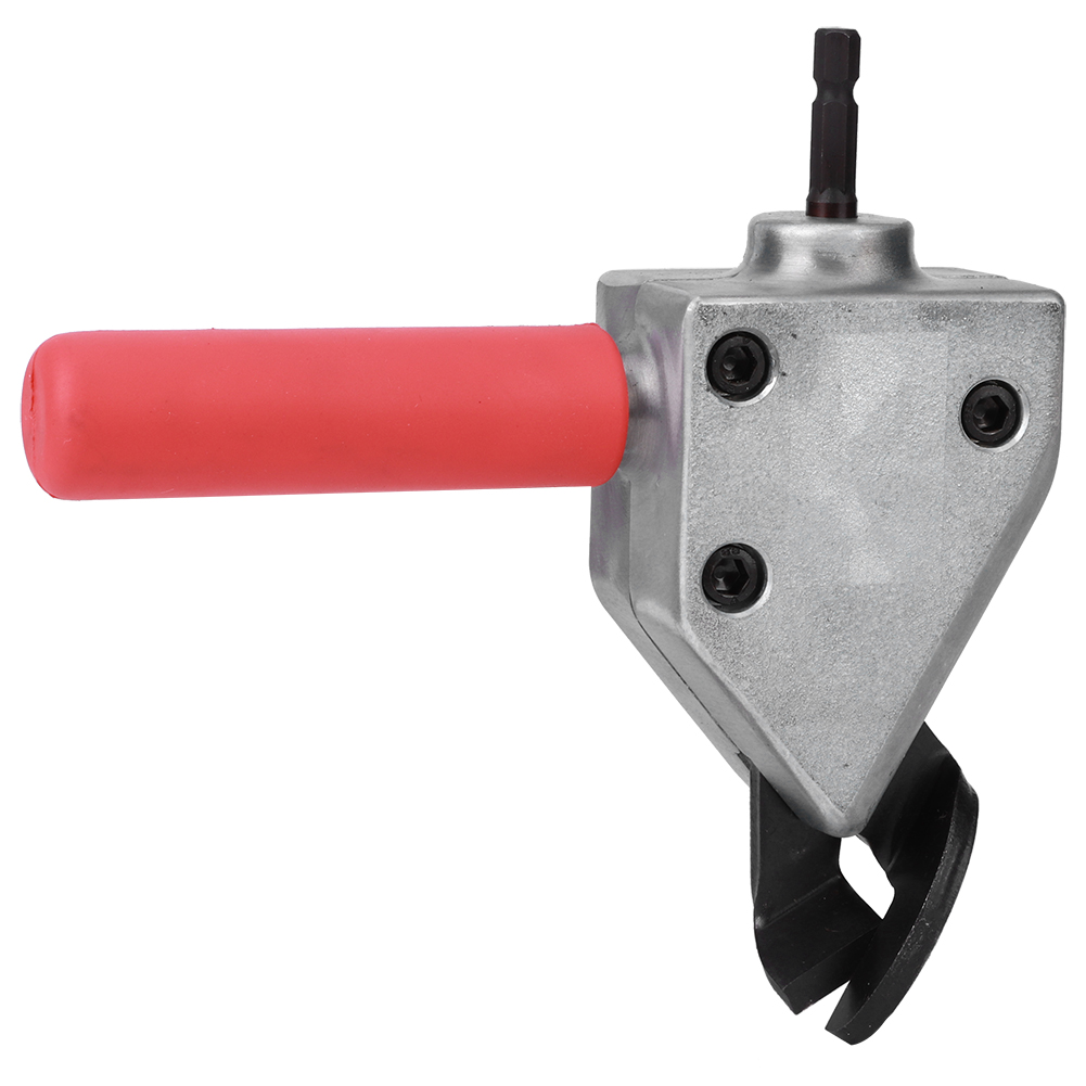 Vorrichtung Zur Befestigung Des Schneidkopfes An Blechen, Für Elektrische Bohrmaschinen, Seitenschneider Und Scheren