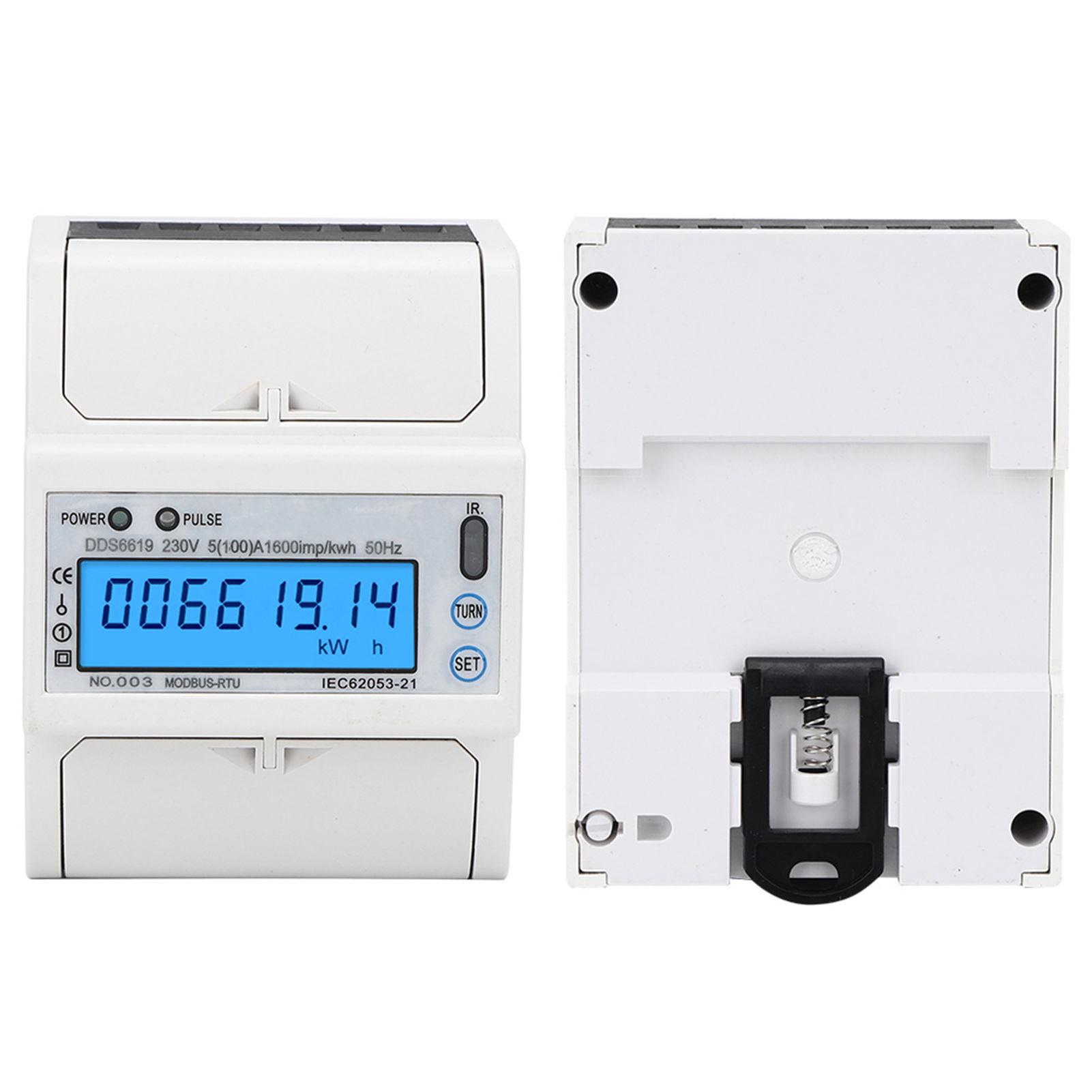 Dds6619-014 Einphasen-stromzähler 4p, Lcd-anzeige, Din-schiene, Elektronischer Energiezähler