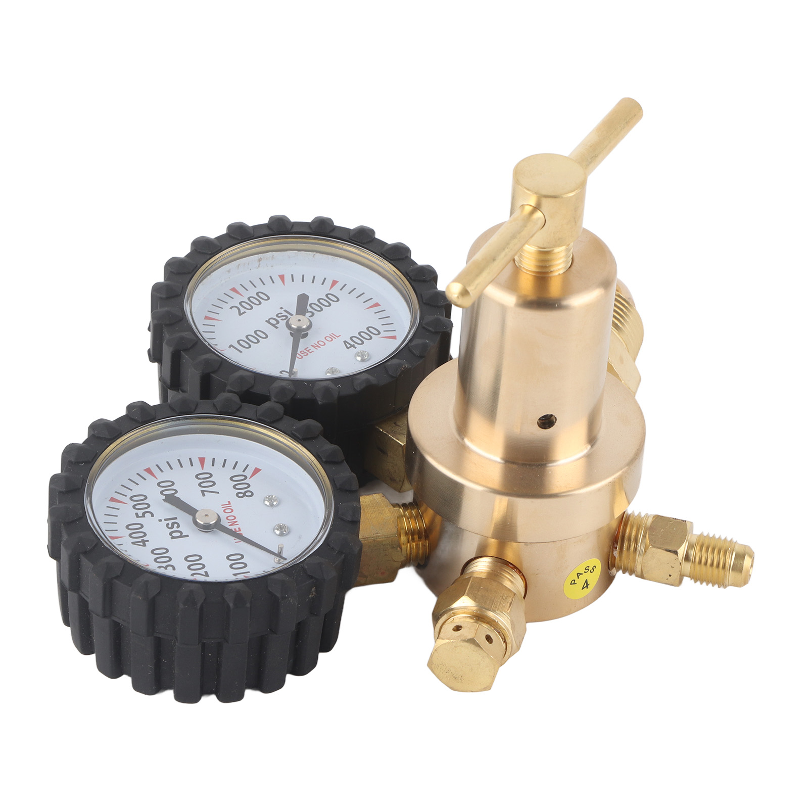 Stickstoffregler, Doppelmanometer, Gasdruckregler Mit Einem Arbeitsdruck Von 0-800 Psi Cga580