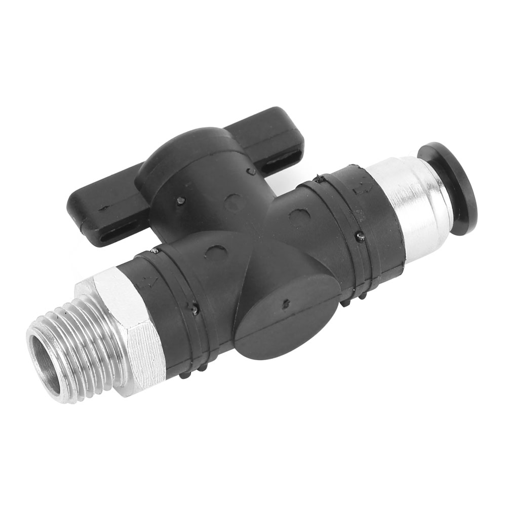 Manuelles Pneumatisches Ventil 8 Mm Druckluftleitungsschalter Schnellanschluss Mit Bspp-außengewinde Bc8-02