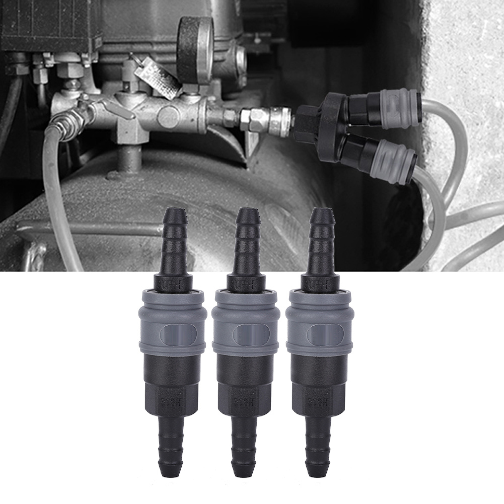 10 Stück Kunststoff-stahl-schnellverbinder, Selbstsichernd, Typ C, Shph, Pneumatisch Für Druckluftleitungen 8 / 10 / 12 Mm (10 Mm (30))