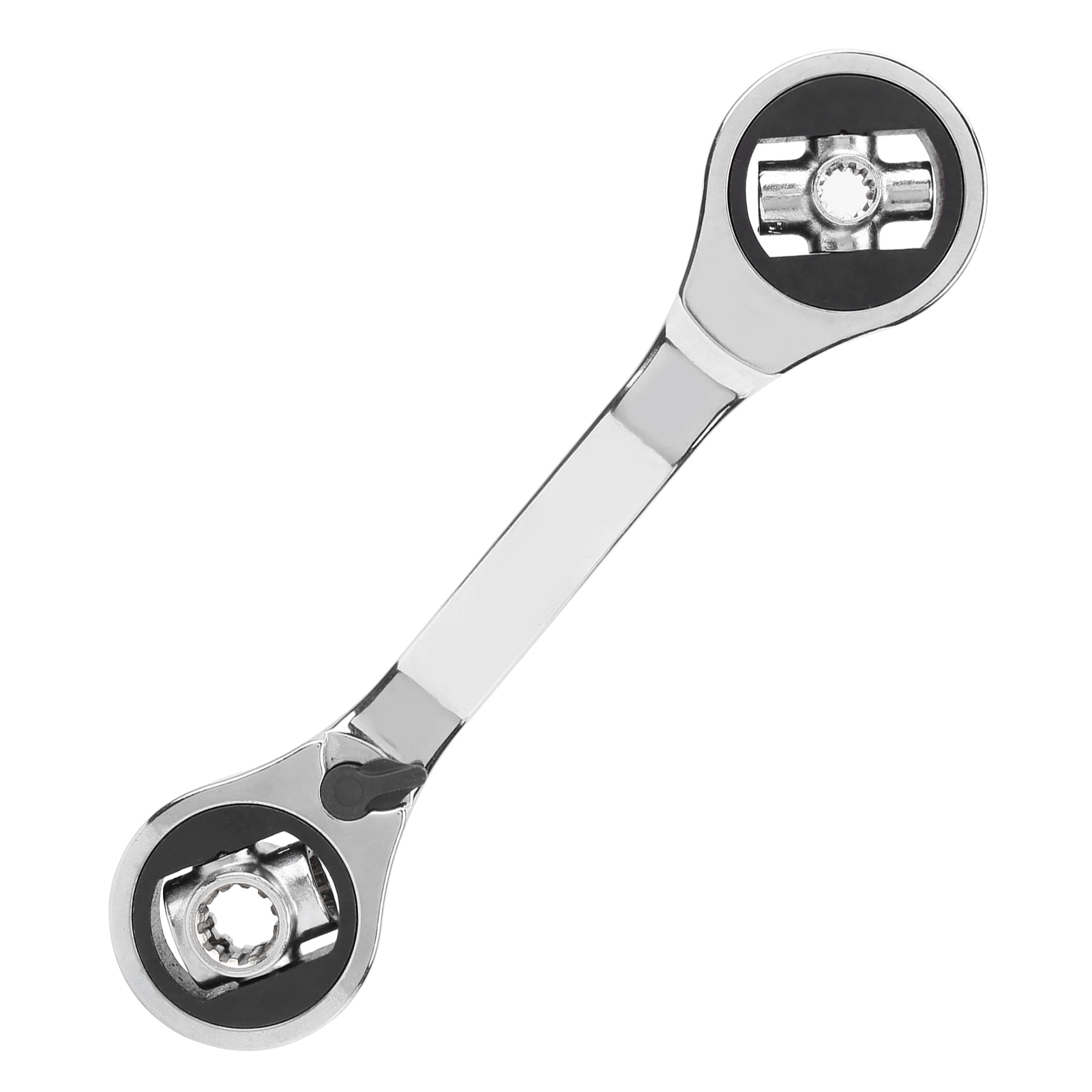Universeller 8-in-1-steckschlüssel, Multifunktionaler Sechskant Mit 360° Drehbarem Kopf, 614 Mm