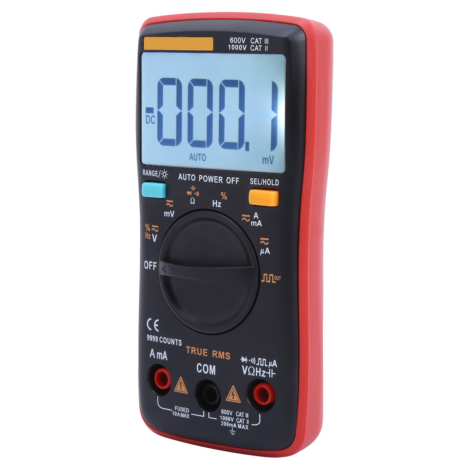 Zt109 Professionelles Digitales Multimeter Mit 9999 Zählern Und True Rms-messung (ac- Und Dc-strom-/spannungsmessung)