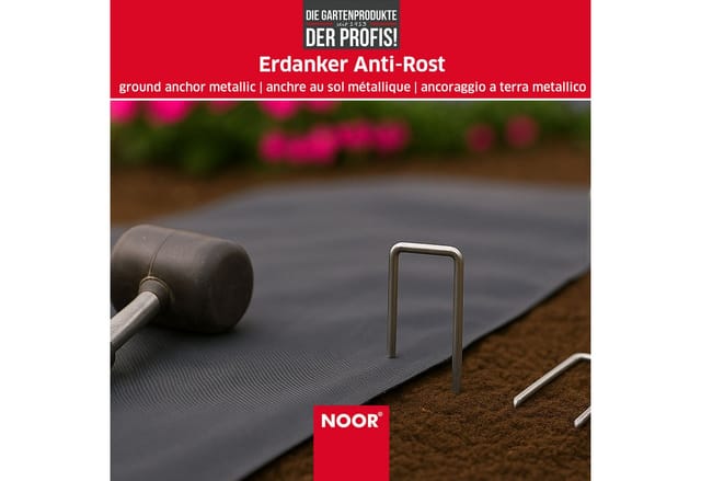 NOOR Erdanker Anti-ROST 200x25 mm extra stark, 25 Stück, 1 Pack