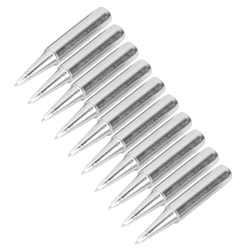 Set Mit 10 Bleifreien Lötspitzen Für Lötkolben, Lötzubehör Für Lötspitzen 900mt1.6d