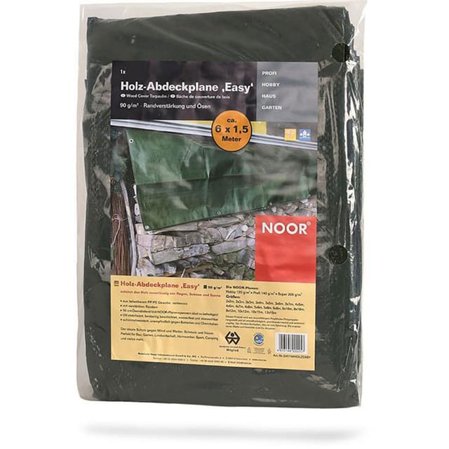 NOOR Holz-Abdeckplane Easy 6,00x1,5 m grün günstig
