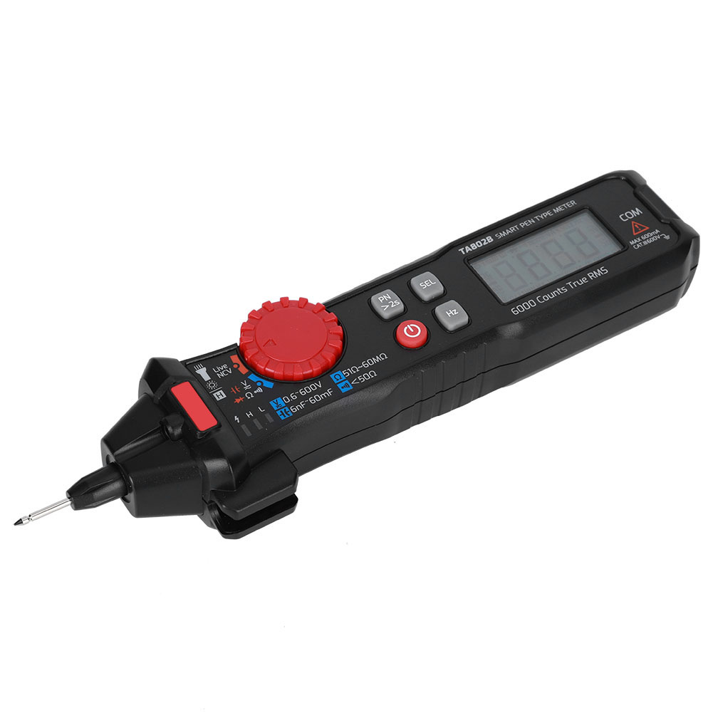 Taschenmultimeter Im Stiftformat, Tragbares Digitales Miniaturmessgerät Mit Amperemeter Ta802b Und Automatischer Erkennung