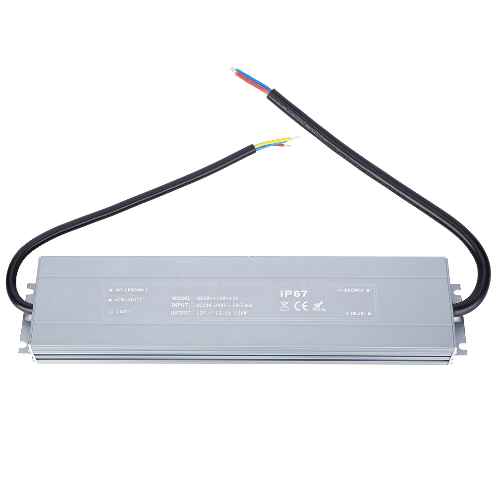 Led-netzteil Hruw-150w-12v 100-264vac Ip67 Wasserdichter Led-steuertransformator