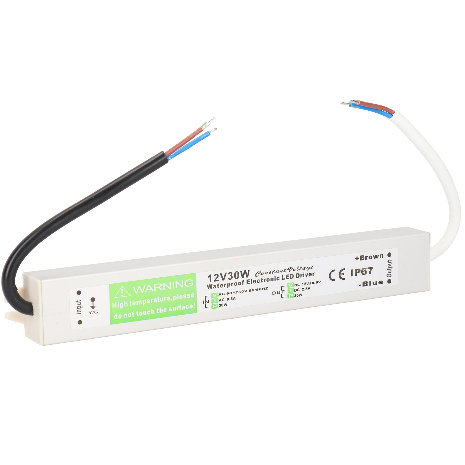 30-w-netzteil, Wasserdicht, Ac 90–250 V, Transformator-netzteil, Schlankes Led-netzteil, Treiber, Dc 12 V
