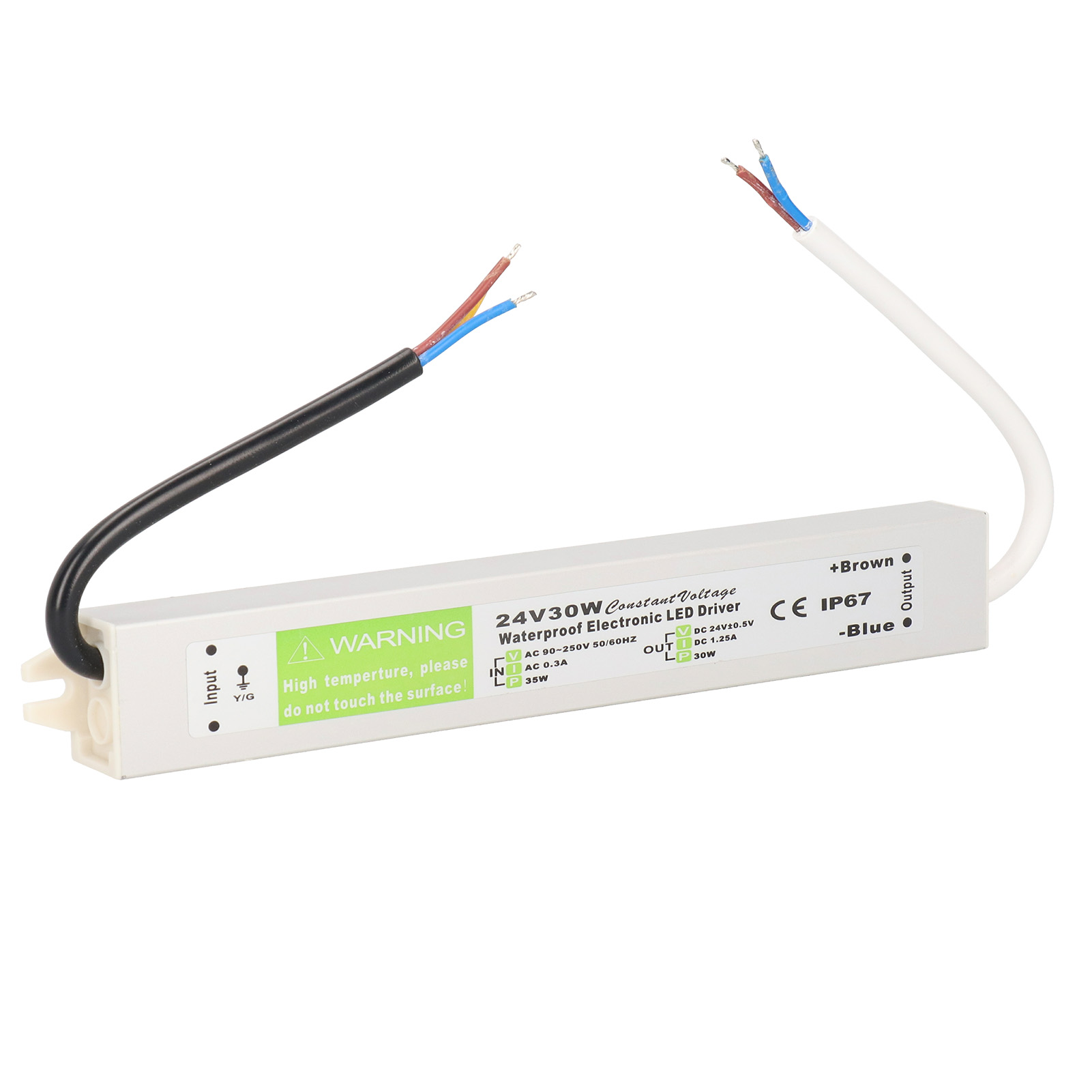 30-w-netzteil, Wasserdicht, Ac 90–250 V, Transformator-netzteil, Schlankes Led-netzteil, Treiber, Dc 24 V