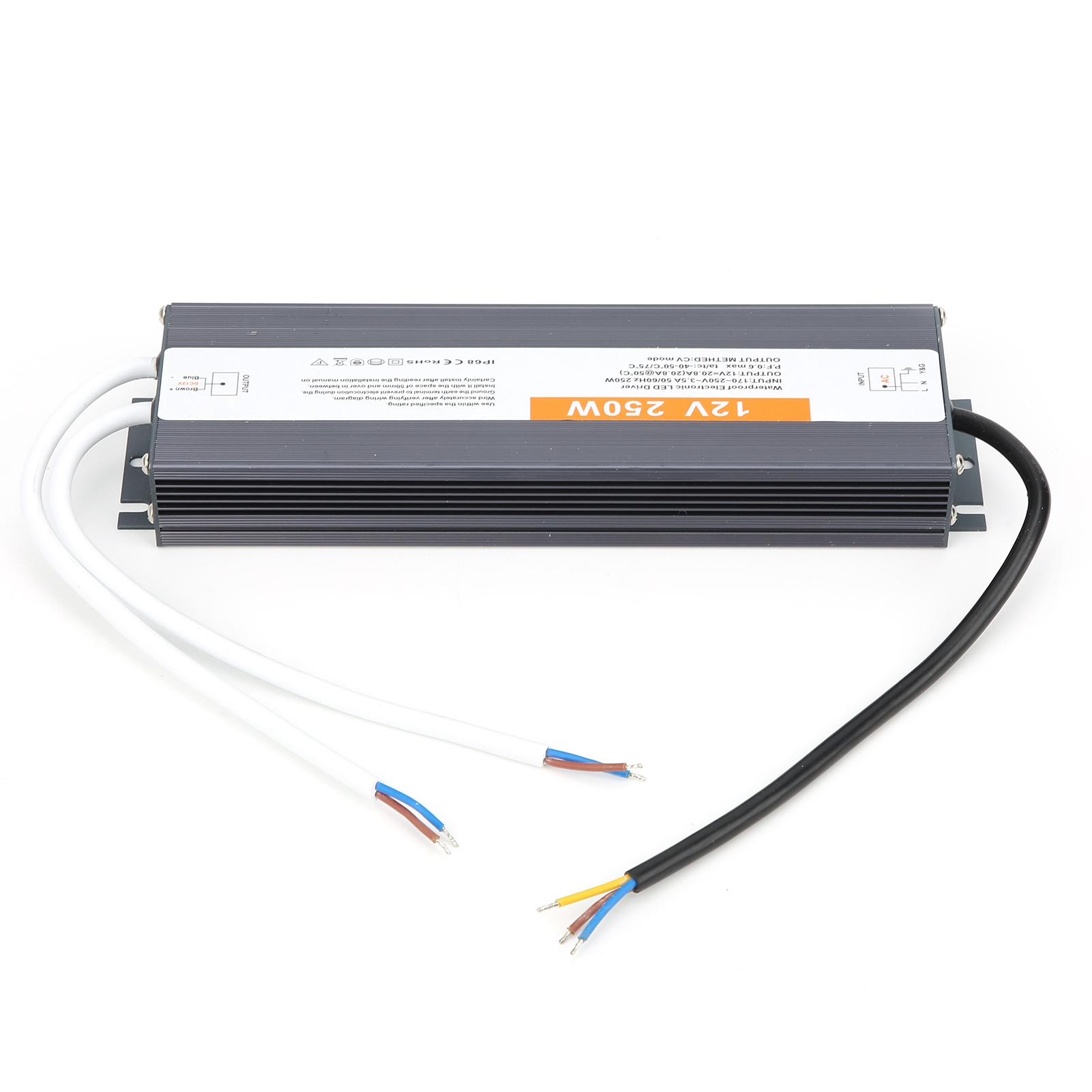 Wasserdichtes Schaltnetzteil Für Leds, 250 W, Ac 170–250 V, Steuertransformator, Netzteil, Dc 12 V