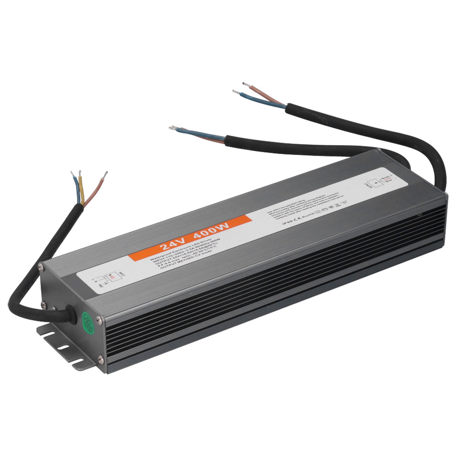 Kabelgebundenes Netzteil, Ultradünn, Wasserdicht, Schaltregler Für Leds, 400 W, Wechselstrom 170–250 V, 50/60 Hz, Gleichstrom 24 V