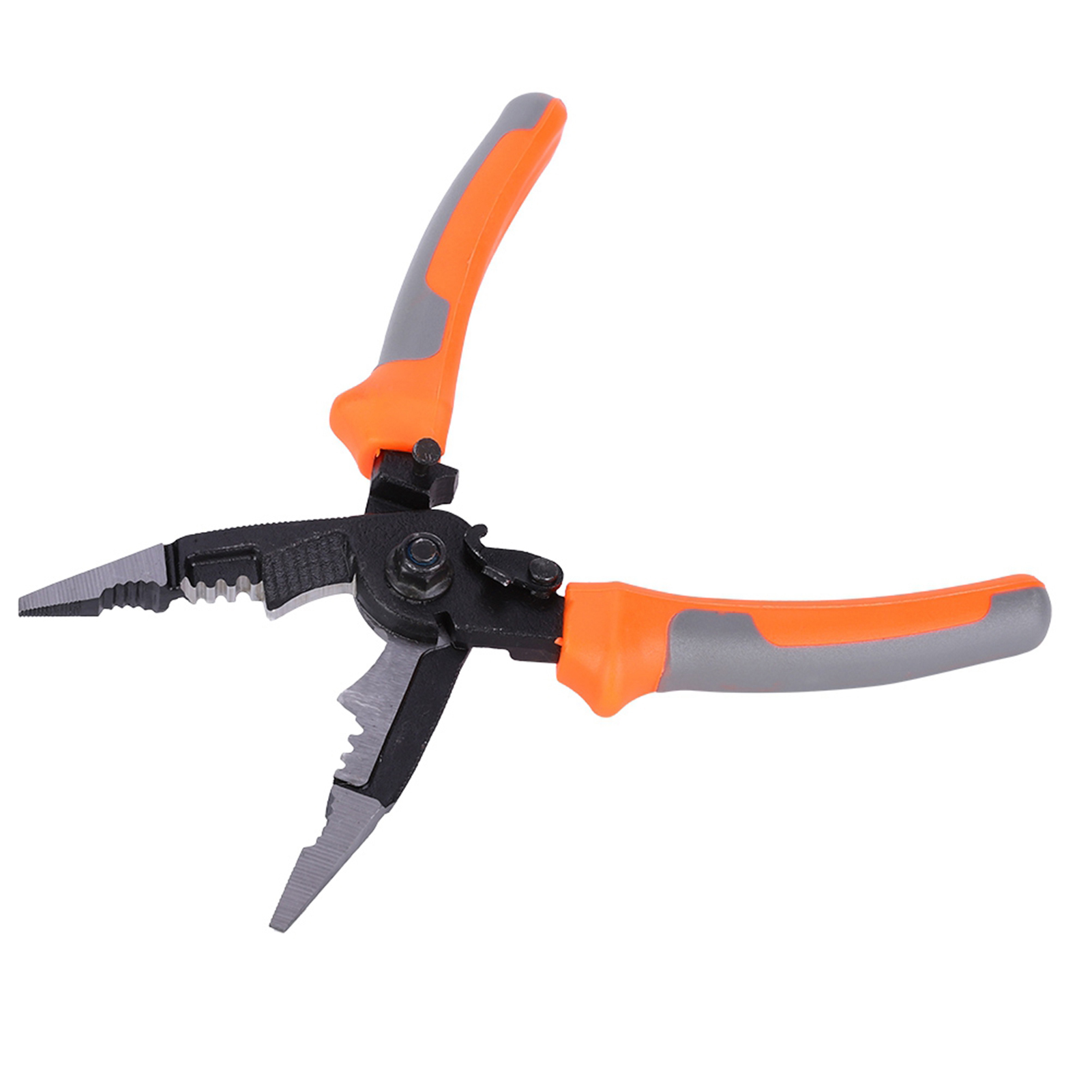 8-zoll-6-in-1-mehrzweck-elektrikerzange, Chrom-vanadium-stahl, Pvc-beschläge