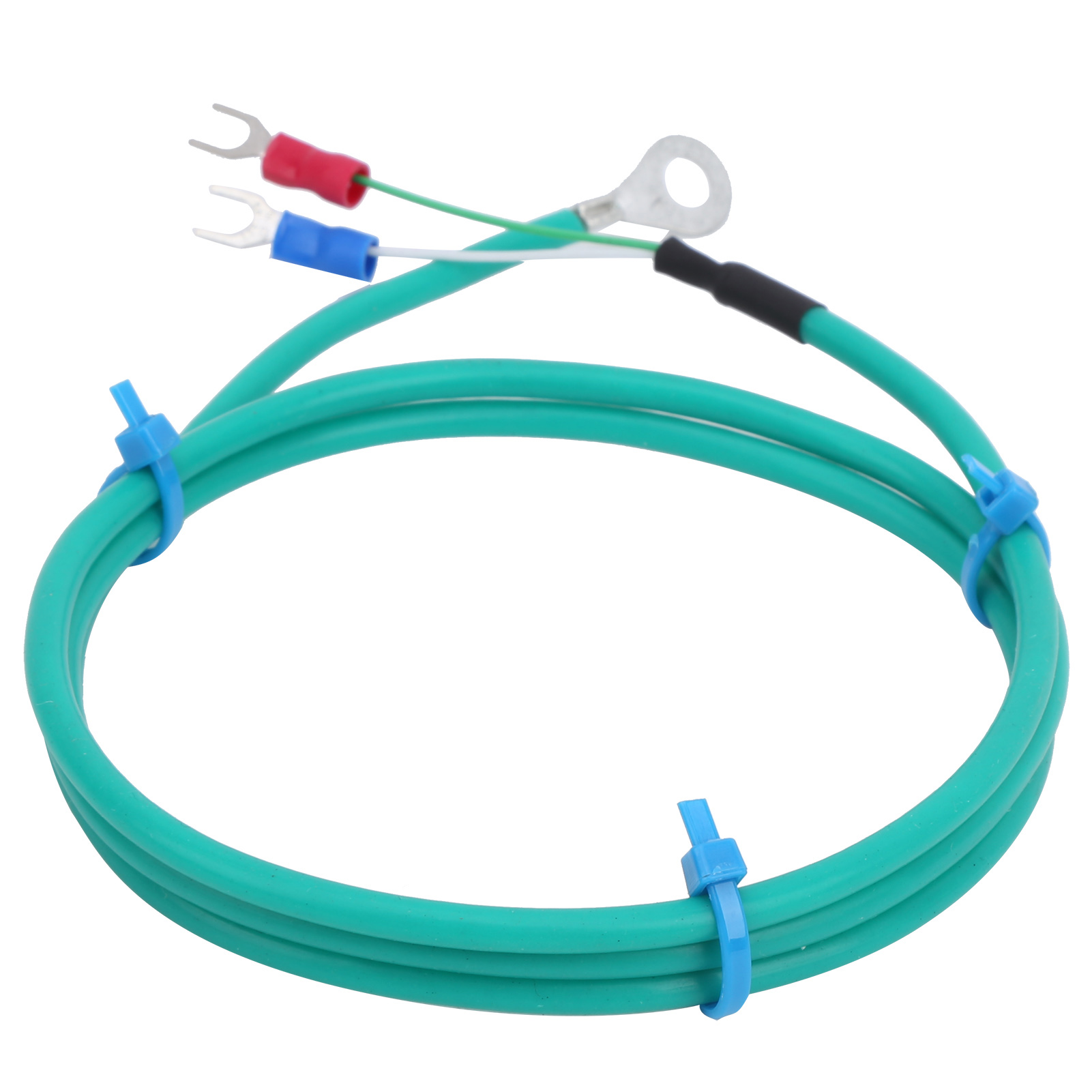 Thermoelement-sonde Typ K, Smd, Rundloch, Silikon-temperaturmesskabel 0-200℃ (1 Meter)