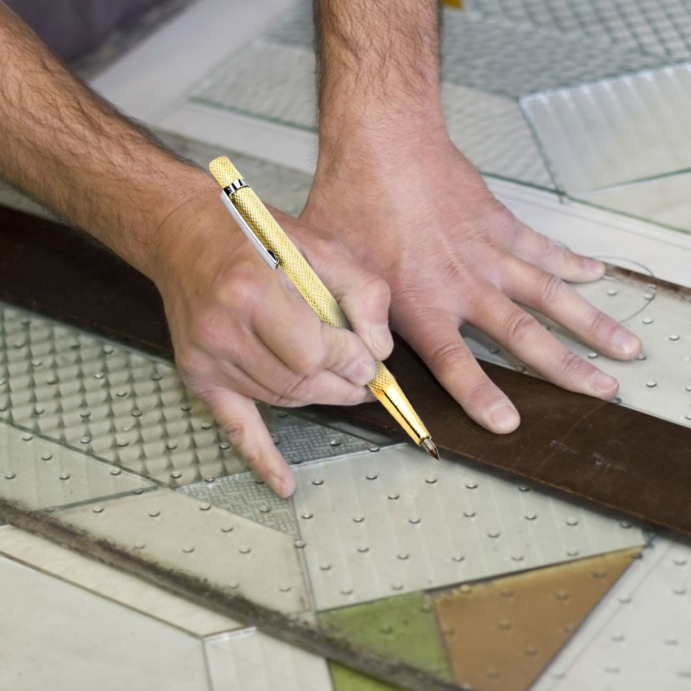 Set Mit Ölgefüllten Diamant-glasmarkierstiften Für Heimwerkerarbeiten Und Schneidearbeiten (plan A1)