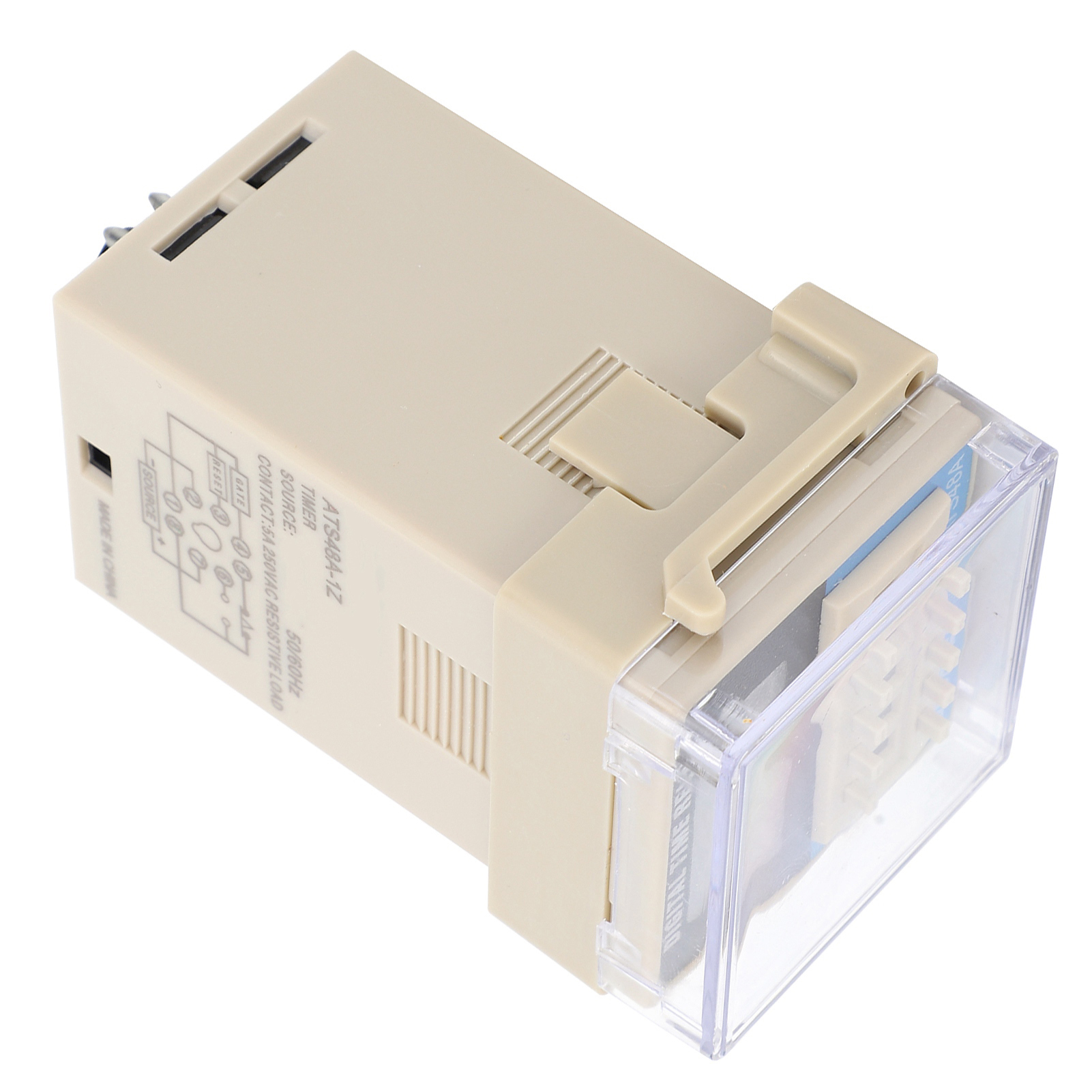 Zeitrelais Mit Digitaler Led-anzeige, Einstellbar, Hochpräzise Elektronische Bauteile Ats48a-1zac220v