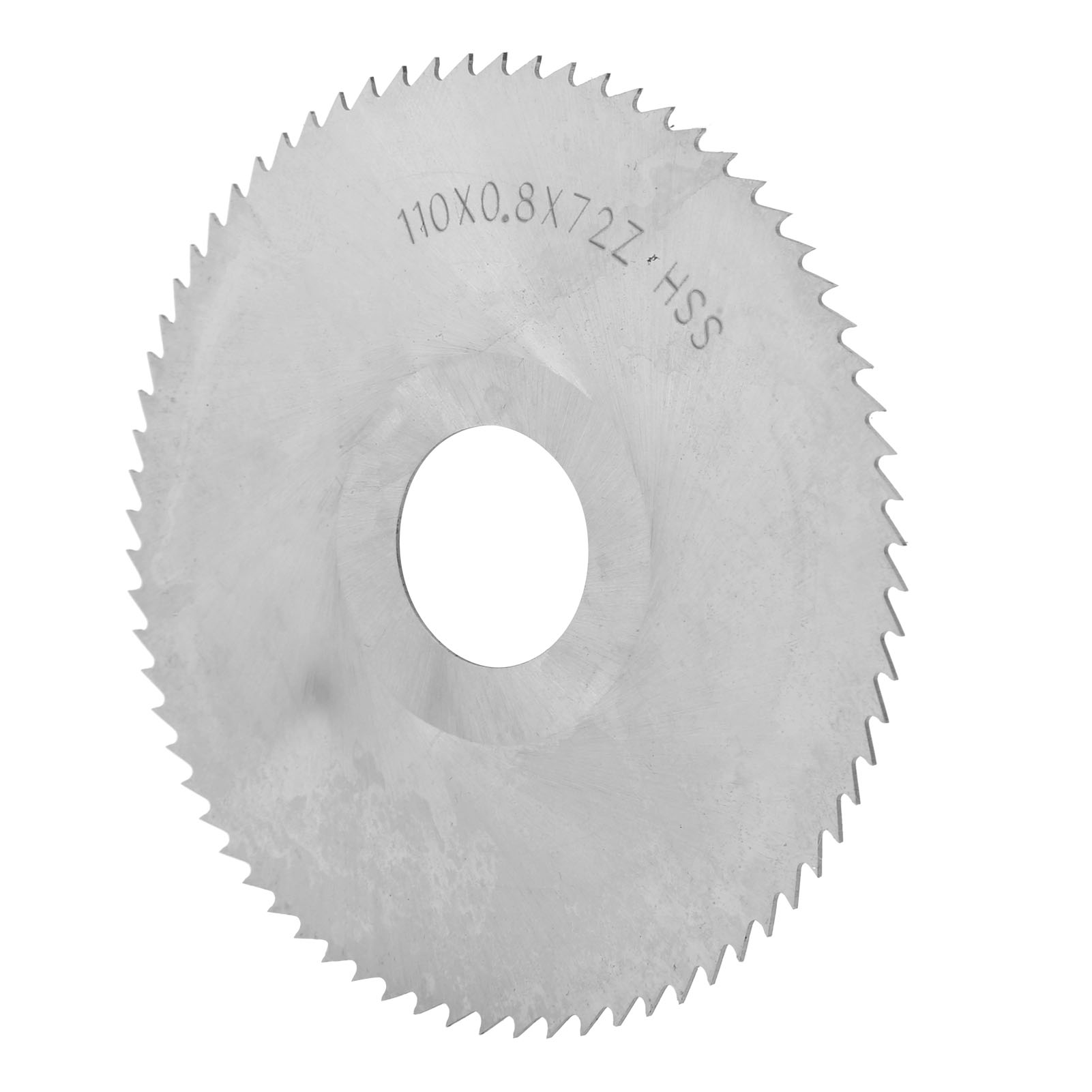 Kreissägeblatt Aus Hss-stahl Mit 72 Zähnen Für Tischkreissägen, 110 X 0,8 X 27 Mm