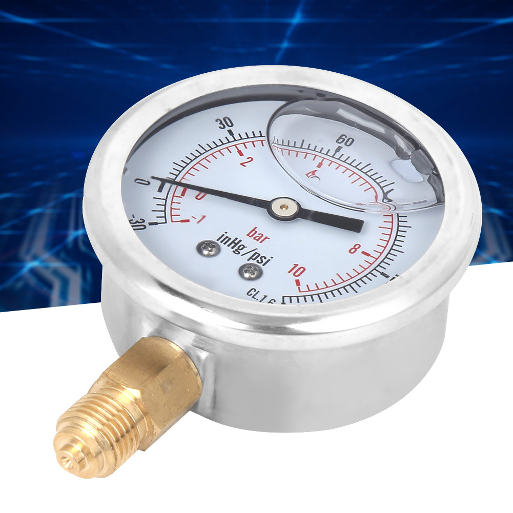 Ts Pggz604-10bar 1/4bsp Y60 Radial-öl-vakuummeter
